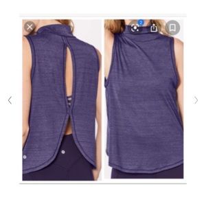 🧁3/$20 Purple High Neck Lulu Top